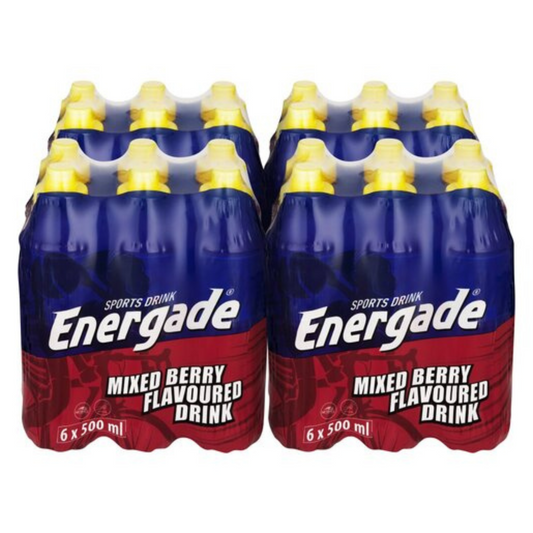 Energade Mixed Berry 500ml Bottle (Pack of 6)
