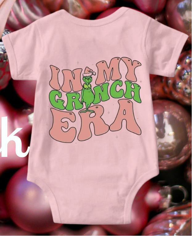 In My Grinch Era Baby Grow
