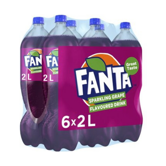 Fanta Grape 2L bottle (Pack of 6)
