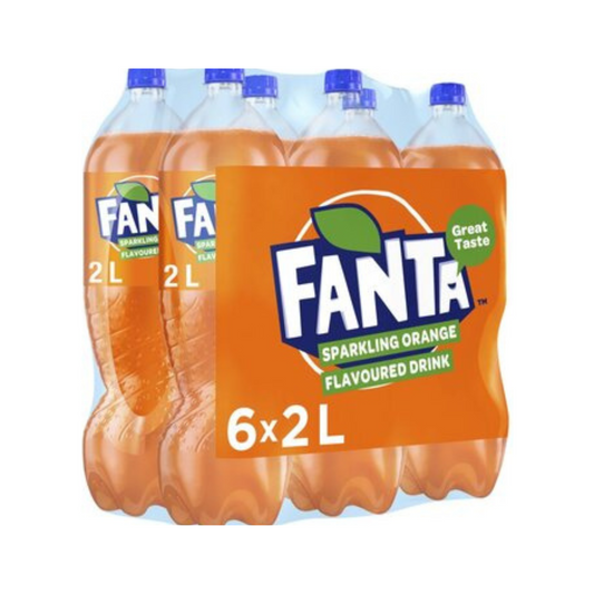 Fanta Orange 2L bottle (Pack of 6)